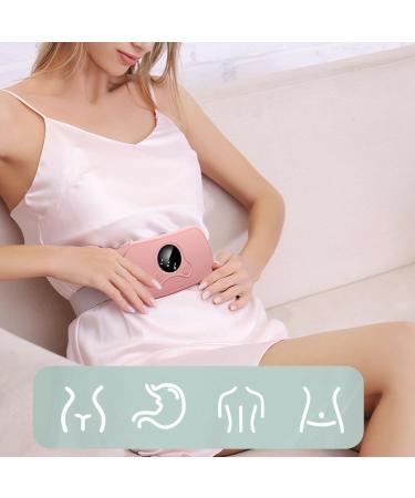 Wireless Electric Heating Pillow for Women - Safe with 3 Massage Modes Adjustable Temperature & Noise-Free Relief - Perfect for Pain Relief in Pink - Buy Online on GoSupps.com