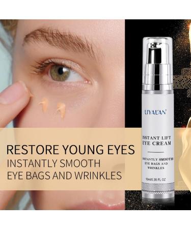 LIYALAN Instant Eye Bag Removal Cream | Anti-Puffiness & Anti-Wrinkle Eye Cream | Nourishing Dark Circles & Deep Moisturizer | Anti-Aging Collagen Treatment - Buy Online on GoSupps.com