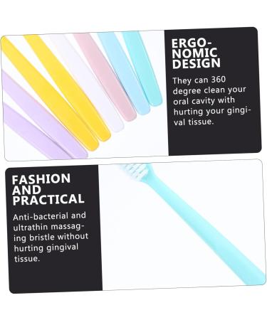 PartyKindom 4pcs Nano Toothbrushes - Mother of Pearl Design for Ultimate Clean | Eco-Friendly & Soft Bristles | International Shipping Available - Buy Online on GoSupps.com