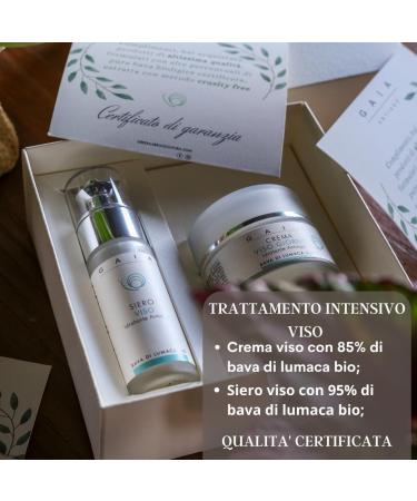 Intensive Facial Care Pure and Organic Snail Slime 92% Anti-aging Eliminates spots Relaxes wrinkles Reduces scars Deeply moisturizes the skin. Cream 50 ml Serum 30 ml - Buy Online on GoSupps.com