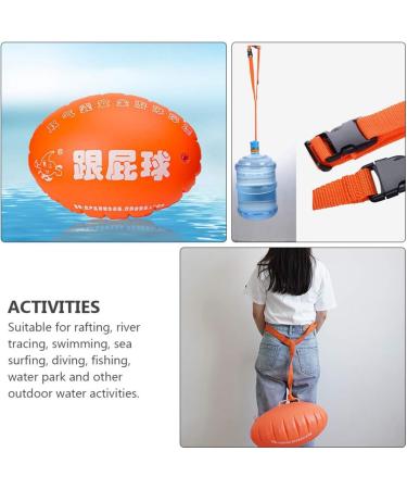 Shop BESPORTBLE Swimming Drifting Storage Bag - Double Buoy & Dry Bag for Kids & Adults | Premium 25 Silk PVC Swimming Accessories - Buy Online on GoSupps.com