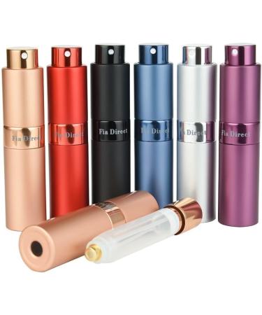 Fia Direct Twist-Up Rotary Travel Bottom Fill Refillable 10ml Perfume Atomiser (Silver) - Buy Online on GoSupps.com