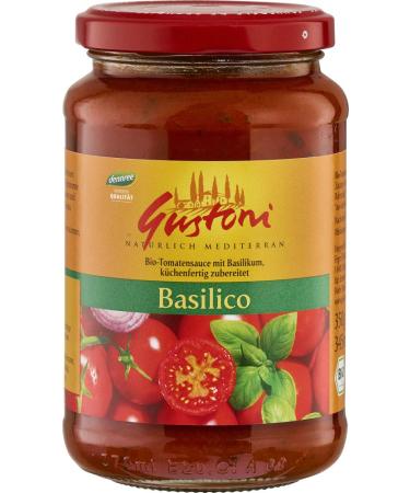 Gustoni Gustoni Bio Basilico Basil Tomato Sauce (1 x 350 g)