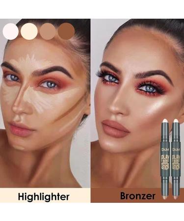 10-Color Cream Contour Pen | 2-in-1 Contouring & Color Corrector Stick | Professional Concealer for Dark Circles & Redness - Buy Online on GoSupps.com