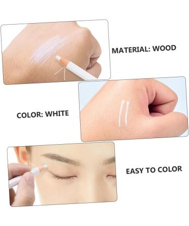  Healvian Healvian 6-Piece Eyebrow Pencil Eyeliner Pencil Eyebrow Pencil Eyebrow Pencil with Spoolie Waterproof Eyeliner Pencil Makeup Face Paint Highlighter Eyebrow Makeup White - Buy Online on GoSupps.com