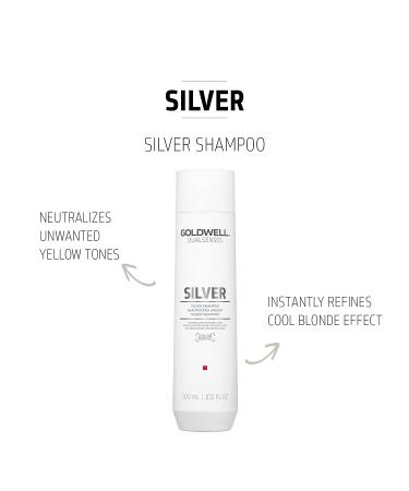 Goldwell Dualsenses Silver Shampoo 300mL - Brightening Shampoo for Silver & Grey Hair - Buy Online on GoSupps.com