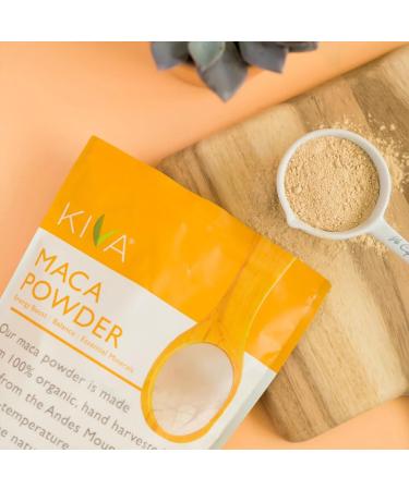 Kiva Organic Maca Powder Pure Authentic Peruvian Maca Root Powder to Supercharge Your Health Support for Energy Superfood 16 oz - Buy Online on GoSupps.com