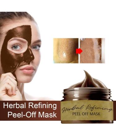 Grospe Peel Off Face Mask - Blackhead Remover & Pore Shrinking Herbal Cream - Acne & Oil Control (120g) - Buy Online on GoSupps.com
