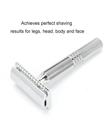 Easy Trim Razor - Professional Manual Alloy Razor for Home & Travel | Sustainable Silver Design - Buy Online on GoSupps.com