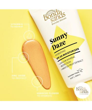 Bondi Sands Sunny Daze SPF 50 Moisturiser 50g - Vegan & Cruelty-Free | UVA & UVB Protection - Buy Online on GoSupps.com