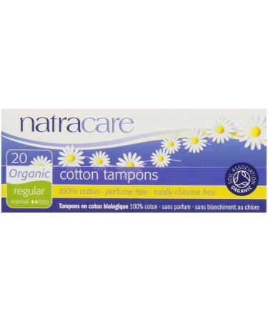Natracare Organic Tampons - 20 ct Twin Pack | Eco-Friendly & Natural | Health & Beauty - Buy Online on GoSupps.com