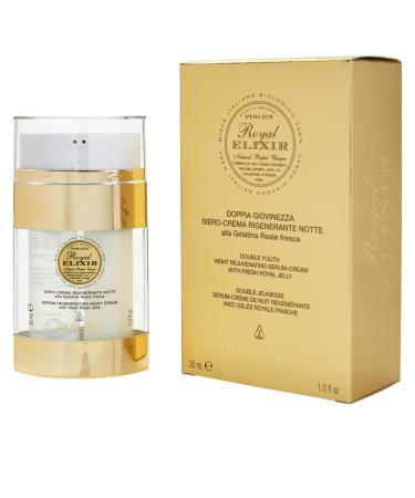 Perlier Royal Elixir Double Youth Night Serum/Cream 1.0 fl oz - Anti-Aging Power for Youthful Skin - Shop Internationally - Buy Online on GoSupps.com