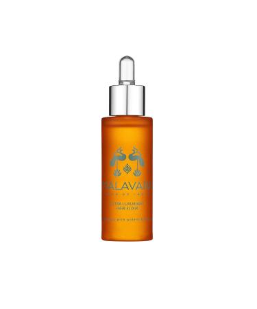 MALAVARA Ultra Luxuriant Hair Elixir  100% Natural  Vegan  30ml - Hair and Scalp Treatment for Dry Scalp and Damaged Hair  with Hairy Basil Root  Amla  Brahmi and Bhringraj in a blend of Coconut  Sweet Almond  Moringa an...