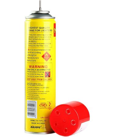 Ultra Refined 300ml Neon Lighter Gas Refill Butane - Universal Fluid Fuel 10.14 Oz - Buy Online on GoSupps.com