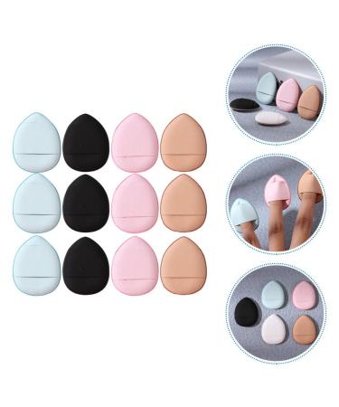 Beaupretty 12pcs Mini Finger Puff Foundation Sponges - Comfortable Makeup Pads for Flawless Application | International Shipping Available - Buy Online on GoSupps.com