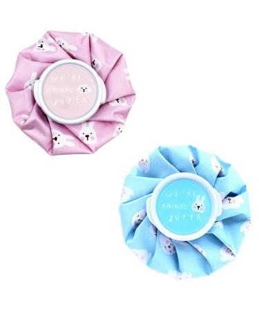 BigBigMe Hot and Cold Reusable Ice Bag for Sport Injuries Ice Packs for Women Pain Relief 6 Mini Hot Cold Therapy for Head Shoulder Back Knee Cold Pack of 2 (Blue+Pink) - Buy Online on GoSupps.com