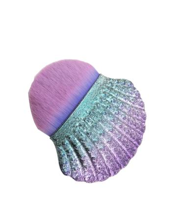 Didiseaon 1pc Makeup Foundation Brush Powder Foundation Brush Flat Foundation Brush Stuckers Cosmetic Beauty Brush Travel Powder Brush Makeup Brushed Soft Powder Brush Shell Multifunction 8.5*6.1cm As Shown