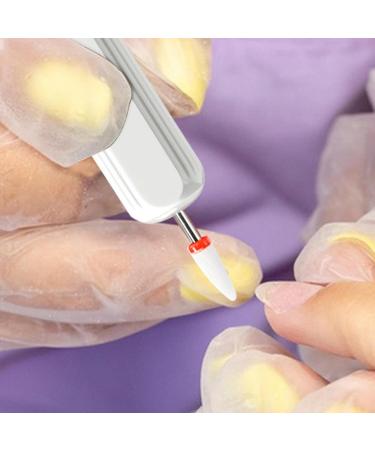 Fulenyi Electric Nail File for Acrylic Nails Electric Polishing Set with Nail Drill - Compact Portable Design Electric Filer Hand Foot Care Tool for Nail Grind White English Version - Buy Online on GoSupps.com