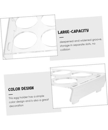 OFFSCH Acrylic Egg Holder 1 Set Food Tray Eggs Fridge Refrigerator Egg Storage Egg Holder Acrylic Household Egg Plate - Buy Online on GoSupps.com