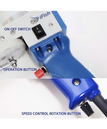 IFISH Tufting Gun 2-in-1 with Cut and Loop Pile | Art Carpet Weaving Flocking Knitting Machine for Handmade DIY Beginners (Blue) - Buy Online on GoSupps.com
