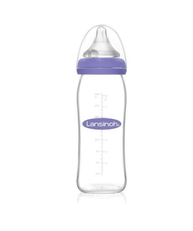 Lansinoh Glass Baby Bottles with NaturalWave Teats - Size S (160ml) & Size M (240ml) - Eco-Friendly Feeding Solutions for Babies - Buy Online on GoSupps.com