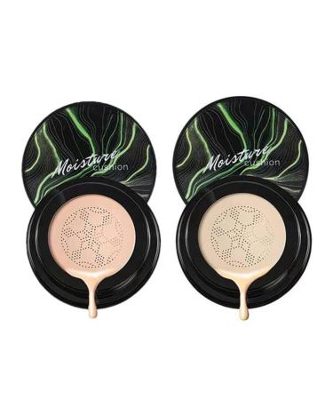 Air Cushion BB Cream Mushroom Head Puff - Brightening Makeup in Ivory White | Best International Shipping - Buy Online on GoSupps.com
