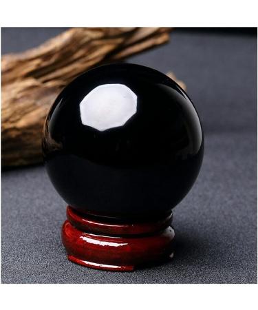Buy JUKUCKV Natural Obsidian Quartz Crystal Sphere - Spiritual Support Healing Stone Ball - International Shipping Available - Buy Online on GoSupps.com