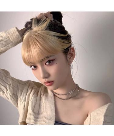 Buy 1pc Thick Natural Clip-In French Bangs - Full Front Neat Hair Clips for Daily Life Dating & Cosplay | International Shipping - Buy Online on GoSupps.com