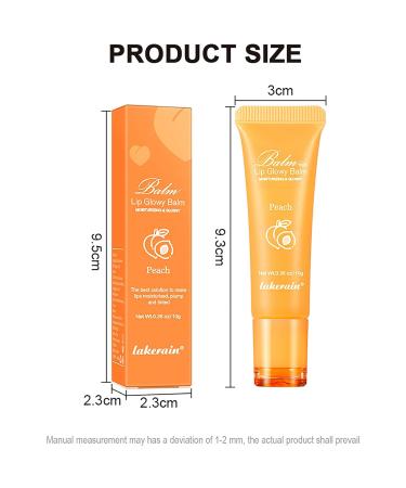 4 Pcs Moisturizing Fruit Lip Balm Set - Plumping Lip Gloss & Serum Lip Treatment | Skincare Lip Care Gifts for Women - Grape Peach Berry Grapefruit - Buy Online on GoSupps.com