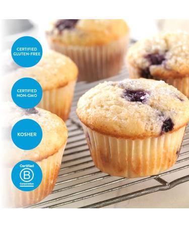 King Arthur Gluten Free Muffin Mix - Certified Gluten-Free, Non-GMO Project Verified, Kosher - 16 Ounces - Buy Online on GoSupps.com