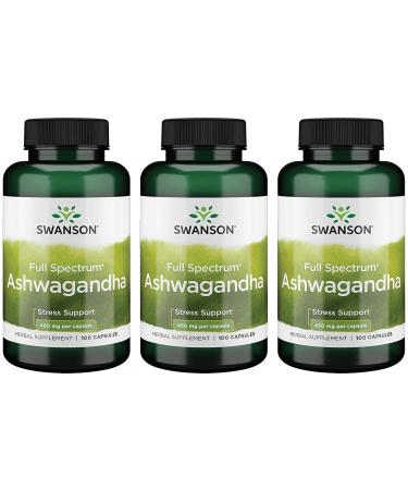 Swanson Ashwagandha 450 mg 100 Capsules