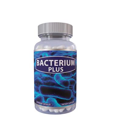 Bacterium Plus - Maximum Strength Probiotics - Probiotic Blend to Improve Instestinal Health 100% Natural Digestive Supplement - 60 Capsules