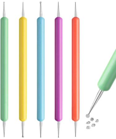 Tuxxjzm Dotting Tools Double-Ended Ball Tip Clay Tools Dotting Tools Tip Dot Paint Manicure Kit Tool for Home Drawing Painting Embossing - Buy Online on GoSupps.com