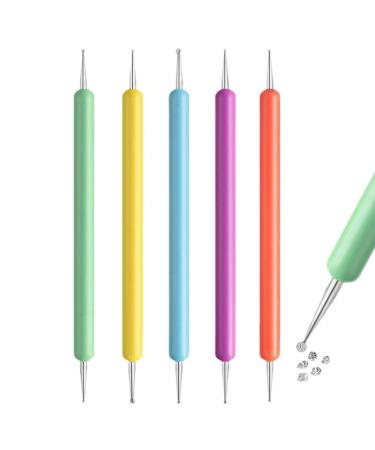 Gkumgwo Nail Dotting - Double-Ended Design Tools Dot Paint Pens Tool Dotting Tools for Home Salon Use Tip Dot Paint Manicure Kit
