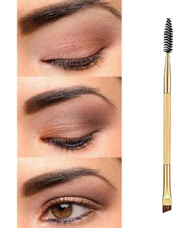 Makeup brush1PC Bamboo Handle Duo Eyebrow Brush Eye Brow Brush And Mascara Brush Eyebrow Comb Makeup Tools For Women Girls - Buy Online on GoSupps.com