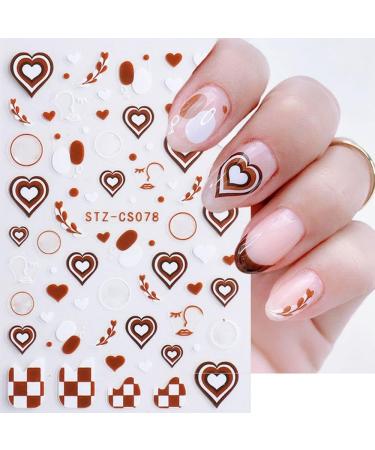 Beauty Nail Art Decoration Manicure Fashion Trend Fire Flame Star Moon 3D Nail stickers Self-Adhesive Decals(STZ-CS076) - Buy Online on GoSupps.com