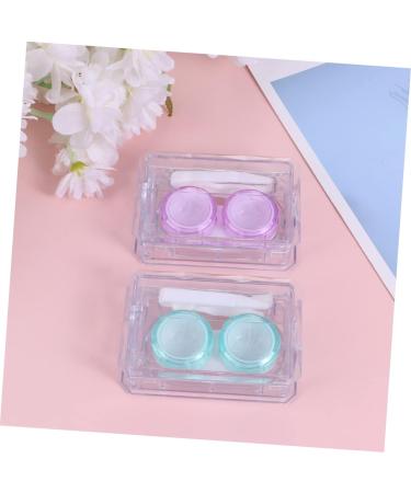 Buy Per Compris 2-Pack Mini Contact Lens Case with Mirror - Perfect for Colored Lenses & Travel - Invisible Lens Holder & Box Included - Buy Online on GoSupps.com
