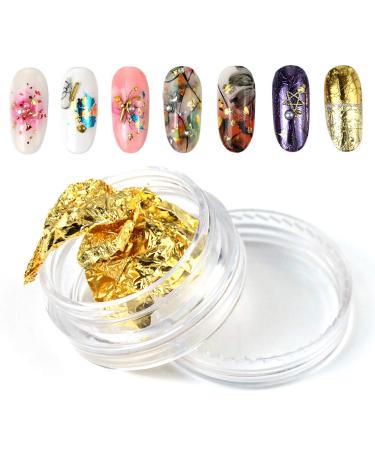 Nail Art Glitter Decoration Set - 24 Boxes Nail Foil Rose Gold Silver Paillette Flake Sequins for 3D Nail Design - Buy Online on GoSupps.com