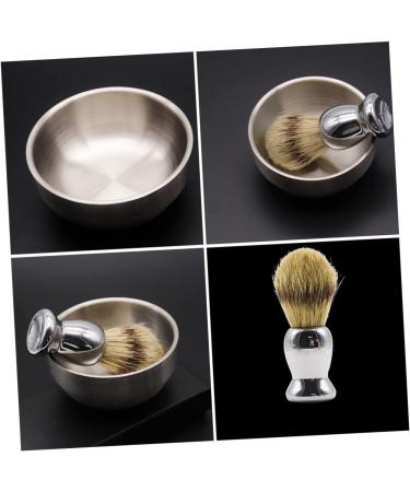 Doitool 2-in-1 Key Bowl & Grooming Tool Set for Men - Rustproof Steel Shaving Brush & Loaf Razor for Perfect Grooming Essentials - Buy Online on GoSupps.com