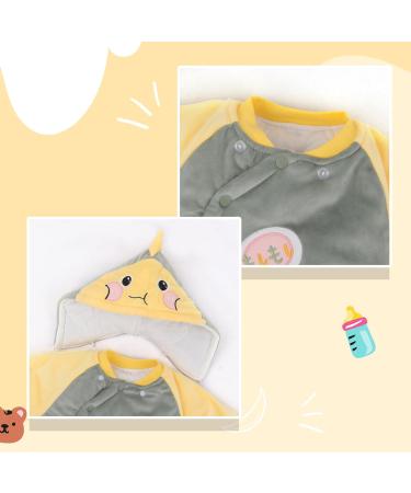 Baby Rompers with Booties Hat Set | Boys Girls Cotton Jumpsuit | Infant Winter Outfit 3-6 Months - Buy Online on GoSupps.com