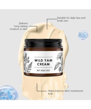 WRANBAO Wild Yam Hormone balancing cream suitable for dry skin soothing moisture lotion with Wild Yam relieves menopausal complaints moisture lotion with vitamin E and aloe vera 2 pieces - Buy Online on GoSupps.com