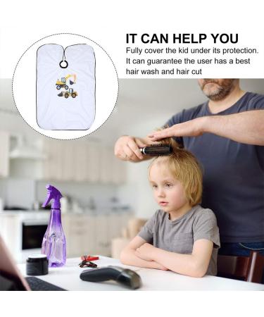 Lurrose Cartoon Kids Hair Cutting Cape | Stylish Salon Barber Cape for Children - Perfect for Haircuts & Hairdressing - Buy Online on GoSupps.com