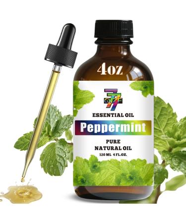 GV77ZF Essential Oil Two 4 Fl Oz (120Ml) Set - Pure Natural Peppermint Oil and Jasmine Essential Oil for Diffuser Humidifier Skin Care Home Fragrance Bath Hair Care Cleansing Massage Yoga - Buy Online on GoSupps.com