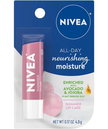 Nivea All-Day Nourishing Moisture Shimmer Lip Care 0.17 oz - Pack of 3 - Buy Online on GoSupps.com