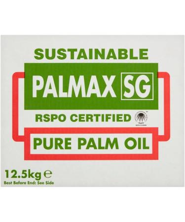 KTC Palmax SG Sustainable Palm Oil 12.5kg | Pure palm oil | derived from the flesh of the palm tree | oil is solid white fat | with smooth texture. Refined bleached Palm Oil - Buy Online on GoSupps.com