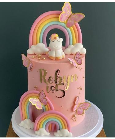 SugArt Unicorn Edible Cake Toppers | Handmade Animal Cake Decorations for Birthdays Easter Decorations or Baby Showers | Perfect on Fondant Butter Cream & Icing Sugar Cakes | Contains Food Colors - Buy Online on GoSupps.com