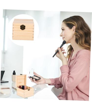FOMIYES Wooden Storage Box for Essential Oils & Jewelry - Sleek Organizer for Aromatherapy Bottles & Jewelry Packaging - Buy Online on GoSupps.com