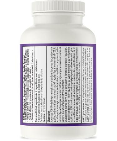 AOR - Advanced PCOS Support 120 Capsules - Myo-Inositol & D-Chiro Inositol Supplement for Women - Promotes Ovarian Health Menstrual Cycle Balance and Healthy Glucose Levels - Women's PCOS Formula - Buy Online on GoSupps.com