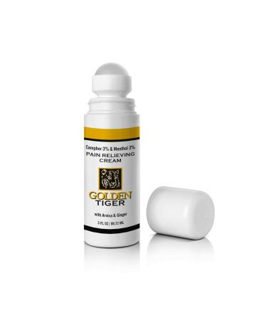 Golden Tiger Natural Pain Relief Cream 3oz Roll-on