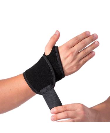 Imentha 2 Pack Adjustable Sport Wrist Brace, Wrist Support, Wrist Wrap, Hand Support, Carpal Tunnel Brace for Fitness, Arthritis & Tendinitis Pain Relief - Suitable for Both Right and Left Hands